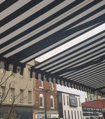 Store Front Awnings for Palazzo Royal